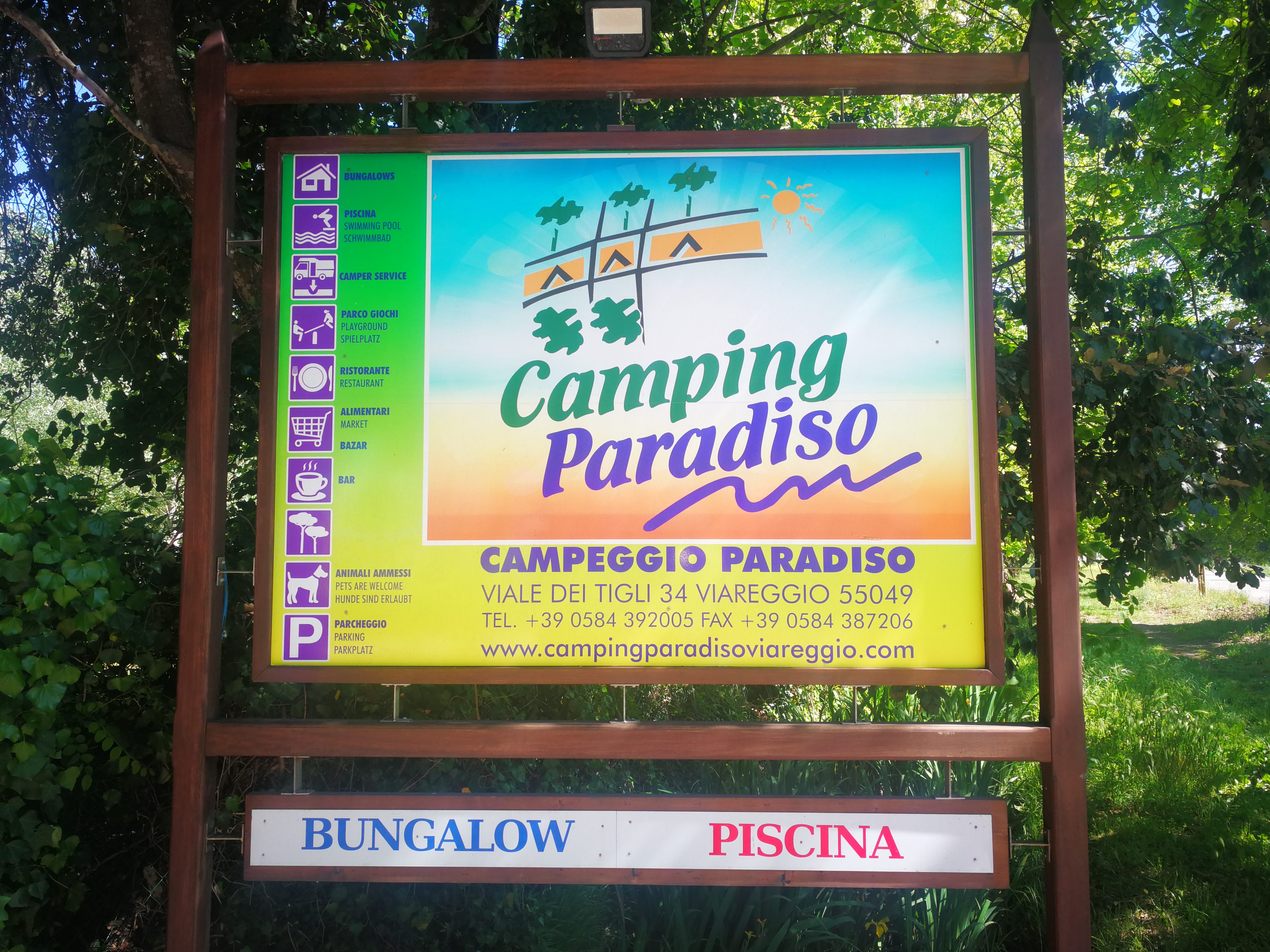 Bord camping Paradiso